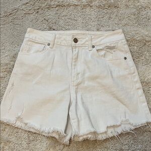 Rewash Cream Jean Shorts for Women